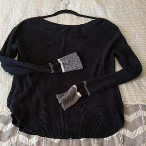 Express rounded bottom sweater, Small